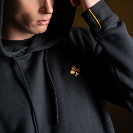 Felpa con cappuccio nera