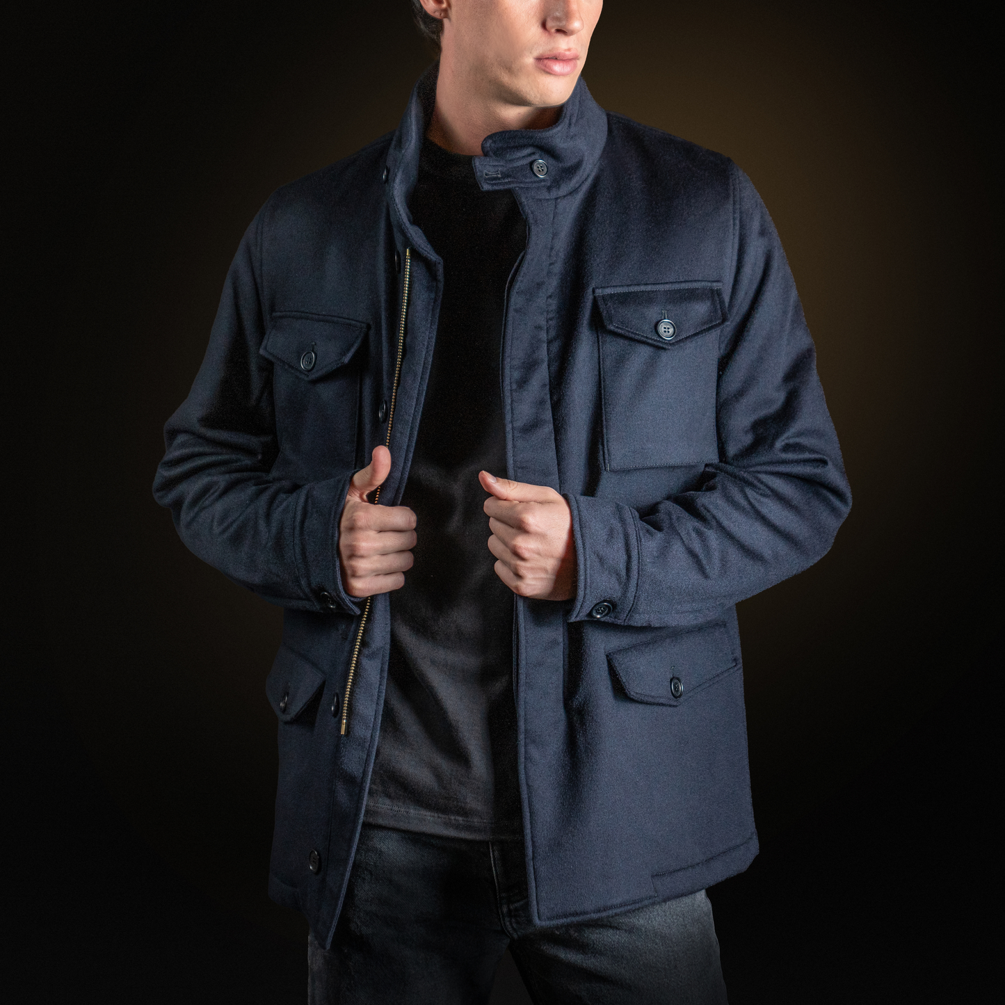 Giacca Field blu navy