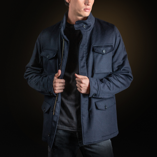 Giacca Field blu navy