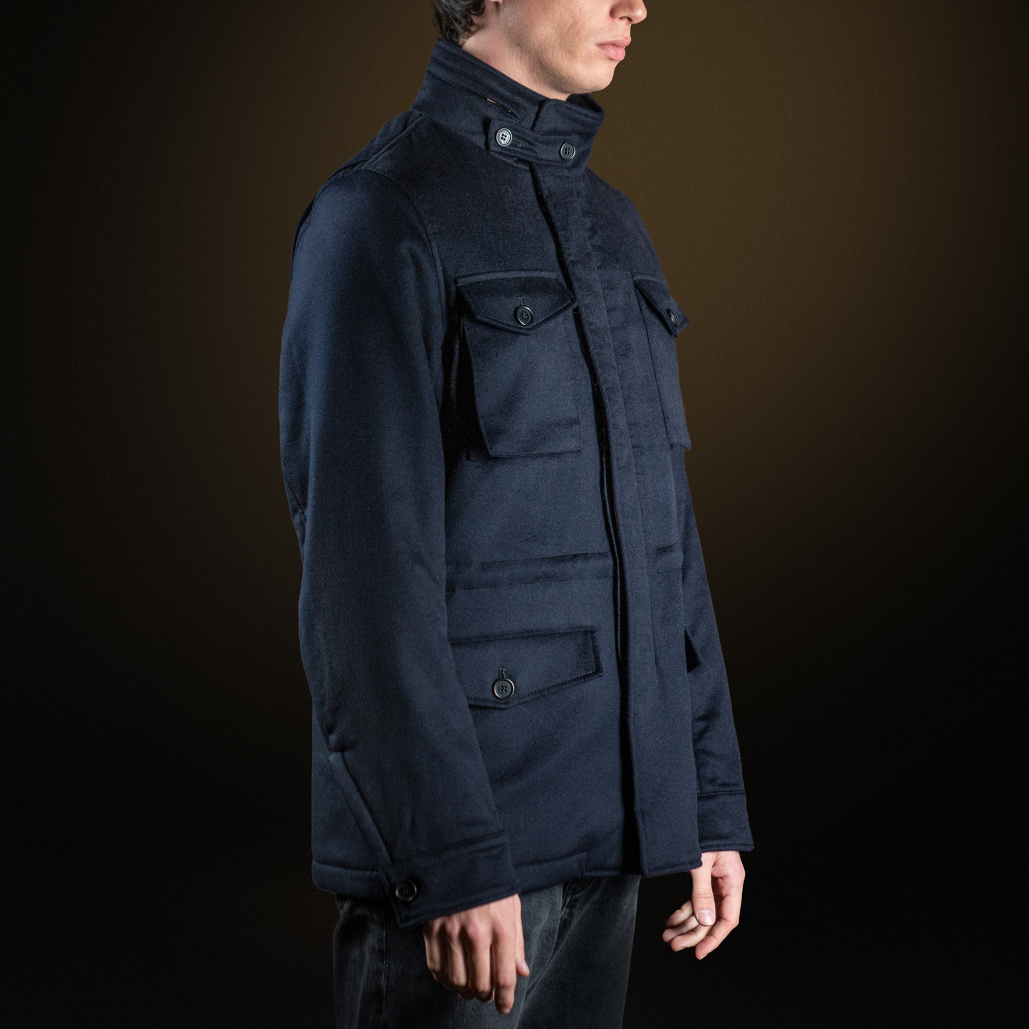 Giacca Field blu navy