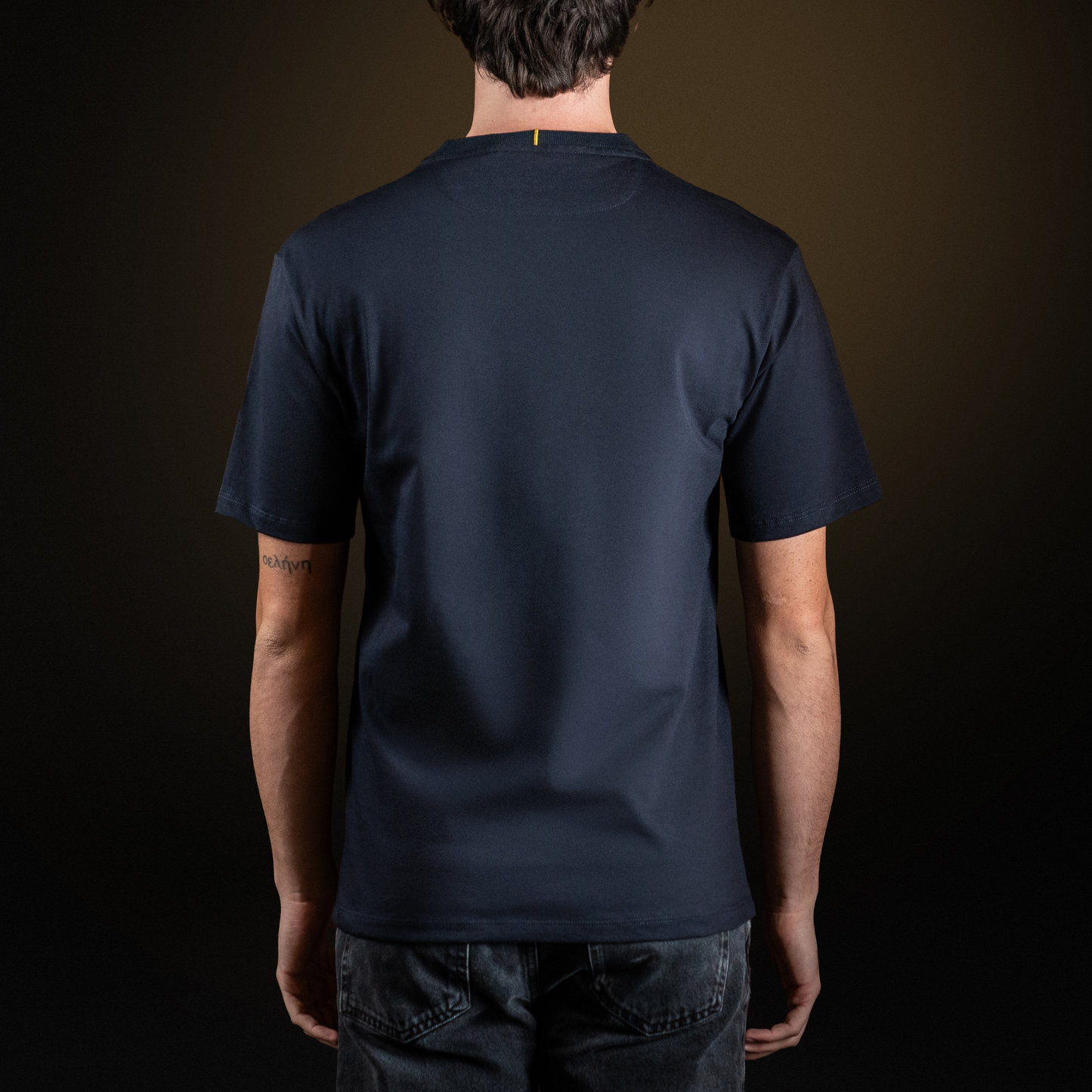 T-shirt in cotone blu navy